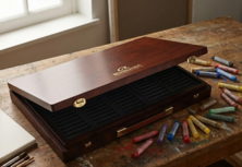 Lege kist voor 150 hele soft pastels van Royal Talens  Rembrandt 