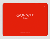 Lege Caran d'Ache metalen box 40 wax oil pastels