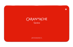 Lege Caran d'Ache metalen box 84 wax oil pastels