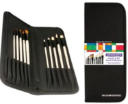 Assorti Daler-Rowney Graduate Acryl- & Olieverf Penselenset 10 Stuks