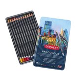 Procolour set van 12 potloden blik Derwent Procolour set van 12 potloden blik Derwent