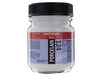 Amsterdam Deco Porcelain 50 ML Glanzend Kleurloos Kleur 124 Amsterdam Deco Porcelain 50 ML Glanzend Kleurloos Kleur 124