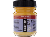 Amsterdam Deco Porcelain 50 ML Goudgeel Dekkend Kleur 262 Amsterdam Deco Porcelain 50 ML Goudgeel Dekkend Kleur 262