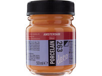 Amsterdam Deco Porcelain 50 ML Oranje Dekkend Kleur 263 Amsterdam Deco Porcelain 50 ML Oranje Dekkend Kleur 263