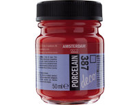 Amsterdam Deco Porcelain 50 ML Helderrood Kleur 387 Amsterdam Deco Porcelain 50 ML Helderrood Kleur 387