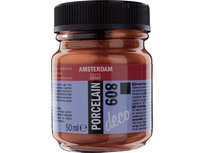 Amsterdam Deco Porcelain 50 ML Koper Dekkend Kleur 809 Amsterdam Deco Porcelain 50 ML Koper Dekkend Kleur 809
