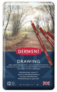 Drawing Pencil / Potlood Blik met 12 potloden van Derwent