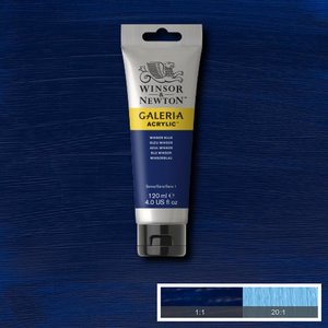 Winsor Blue Galeria Acrylverf 120 ML Kleur 706