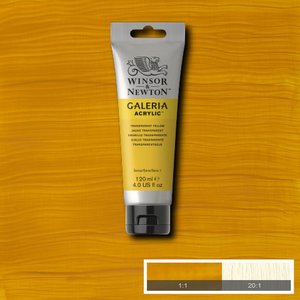 Transparant Yellow Galeria Acrylverf 120 ML Kleur 653