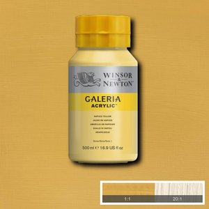 Naples Yellow Galeria Acrylic 500 ML Kleur 422