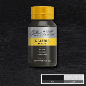 Ivory Black Galeria Acrylic 500 ML Kleur 331