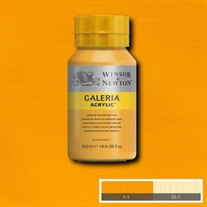 Cadmium Yellow Deep Hue Galeria Acrylic 500 ML Kleur 115