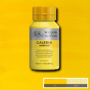 Cadmium Yellow Medium Hue Galeria Acrylic 500 ML Kleur 120
