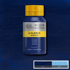 Winsor Blue Galeria Acrylic 500 ML Kleur 706