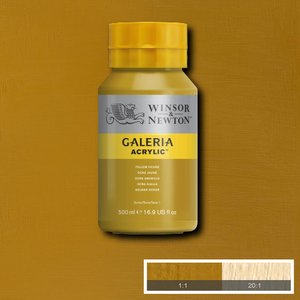 Yellow Ochre Galeria Acrylic 500 ML Kleur 744