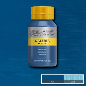 Deep Turquoise Galeria Acrylic 500 ML Kleur 232