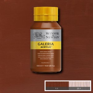 Burnt Sienna Opaque Galeria Acrylic 500 ML Kleur 077