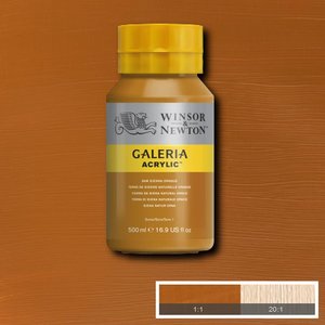 Raw Sienna Opaque Galeria Acrylic 500 ML Kleur 553