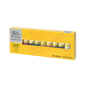 Galeria Acrylic Set 10 tubes 60 ML