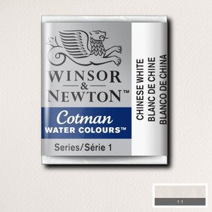 Chinese White half napje van Winsor & Newton Cotman Water Colours Kleur 150