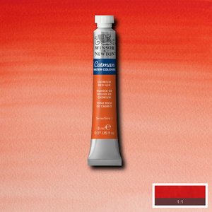 Cadmium Red Hue 8 ML van Winsor & Newton  Cotman Water Colours Kleur 095
