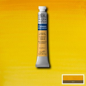 Cadmium Yellow Hue 8 ML van Winsor & Newton Cotman Water Colours Kleur 109