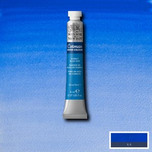 Cobalt Blue Hue 8 ML van Winsor & Newton Cotman Water Colours Kleur 179