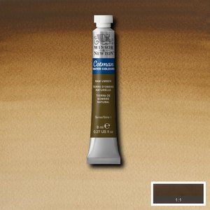 Raw Umber 8 ML van Winsor & Newton Cotman Water Colours Kleur 554