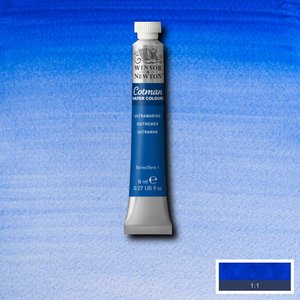 Ultramarine 8 ML van Winsor & Newton  Cotman Water Colours Kleur 660