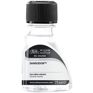Bijna reukloze terpentine (Sansodor) voor olieverf Winsor & Newton (Medium 757) 75 ML