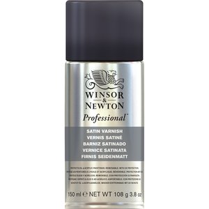 Satijn Vernis Spuitbus voor olieverf Winsor & Newton (Medium 984) 150 ML