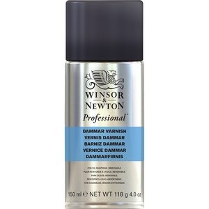 Vernis Dammar Spuitbus voor olieverf Winsor & Newton (Medium 985) 150 ML