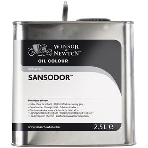 Bijna reukloze terpentine (Sansodor) voor olieverf Winsor & Newton (Medium 757) 2,5 Liter