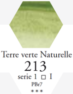 L'Aquarelle Groene Aarde Sennelier extra fijne aquarelverf 10 ML Serie 1 Kleur 213