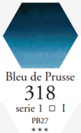L'Aquarelle Pruisischblauw Sennelier extra fijne aquarelverf 10 ML Serie 1 Kleur 318