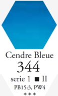 L'Aquarelle Blauwe As Sennelier extra fijne aquarelverf 10 ML Serie 1 Kleur 344