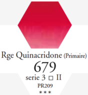 L'Aquarelle Quinacridone Rood Sennelier extra fijne aquarelverf 10 ML Serie 3 Kleur 679