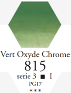 L'Aquarelle Chroomoxydegroen Sennelier extra fijne aquarelverf 10 ML Serie 3 Kleur 815