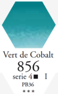 L'Aquarelle Kobaltgroen Sennelier extra fijne aquarelverf 10 ML Serie 4 Kleur 856