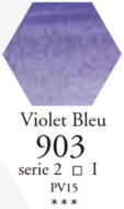 L'Aquarelle Blauwviolet Sennelier extra fijne aquarelverf 10 ML Serie 2 Kleur 903