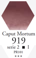 L'Aquarelle Caput Mortum Sennelier extra fijne aquarelverf 10 ML Serie 1 Kleur 919