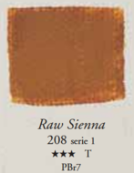 Sienna Naturel Eitempera / Egg Tempera Sennelier 21 ML Serie 1 Kleur 208