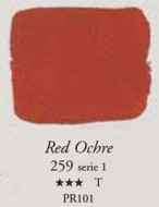 Rode Oker Eitempera / Egg Tempera Sennelier 21 ML Serie 1 Kleur 259