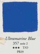 Ultramarijnblauw Eitempera / Egg Tempera Sennelier 21 ML Serie 2 Kleur 357