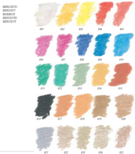 Iriserend Gele Oker Extra soft pastels / Pastel à l'ecu Sennelier Kleur 814