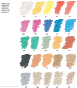 Iriserend Omber Gebrand Extra soft pastels / Pastel à l'ecu Sennelier Kleur 819