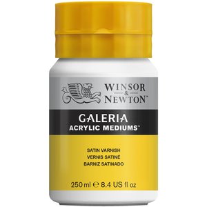 Satin Varnish / Zijdeglans / Satijn vernis Galeria van Winsor & Newton 250 ml nr: 40803