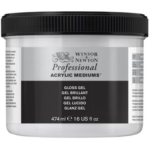 Gloss Gel / Glans Gel Professional Acrylic van Winsor & Newton 474 ml nr: 50914