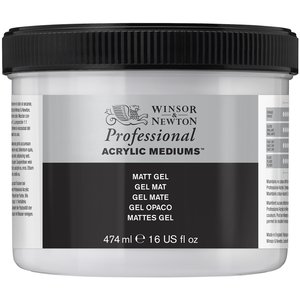 Matt Gel / Matte Gel Professional Acrylic van Winsor & Newton 474 ml nr: 50915