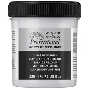 Gloss Uv Varnish / Glans Vernis Professional Acrylic van Winsor & Newton 225 ml nr: 40929